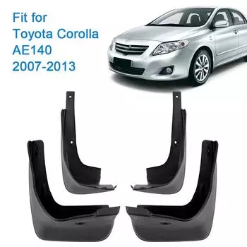 Автомобильные брызговики для Toyota Corolla AE140 2007-2013 Fender, передние и задние брызговики