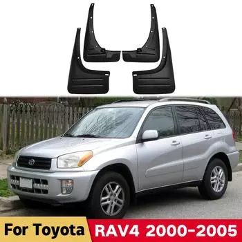 Автомобильные брызговики для Toyota RAV4 2000-2005 XA20 2001 2002 2003 2004 Брызговики спереди и сзади without eyebrow