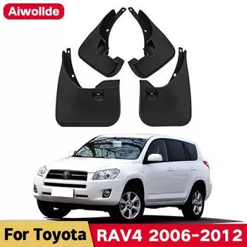 Автомобильные брызговики для Toyota RAV4 2006-2012 XA30, брызговики, передние и задние брызговики, авто Whit Wheel Eyebrow