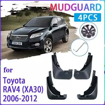 Автомобильные брызговики для Toyota RAV4 2006 ~ 2012 XA30 2007 2008 2009 2010 2011 Брызговики Fender Брызговики Автоаксессуары No Wheel Eyebrow