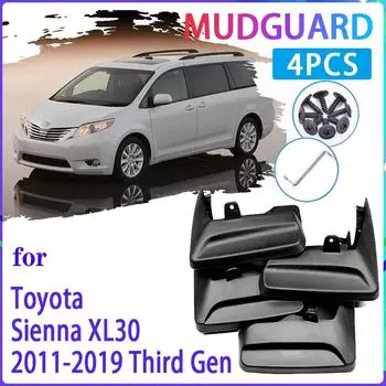 Автомобильные брызговики для Toyota Sienna XL30 2011 ~ 2012 2013 2014 2015 2016 брызговики крылья брызговики авто аксессуары Fit Before Facelift
