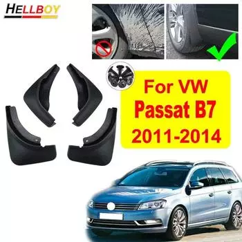 Автомобильные брызговики для Volkswagen VW Passat B7 Variant 2011 2012 2013 2014, передние и задние брызговики, брызговики, автоаксессуары чёрный