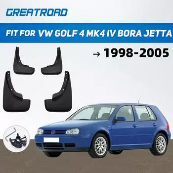 Автомобильные брызговики для VW Golf 4 Mk4 IV Bora Jetta 1998-2005, брызговики, передние и задние крылья, брызговики 1999 2000 2001 1998-2005
