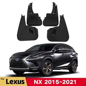 Автомобильные брызговики на крыльях для Lexus NX200 NX300 NX300H 2015-брызговики, передние и задние брызговики, авто NX260 NX350h 2022