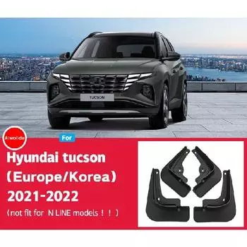 Автомобильные брызговики на крыльях, пригодные для Hyundai Tucson NX4 2022, брызговики, передние и задние брызговики, авто Europe Korea Model