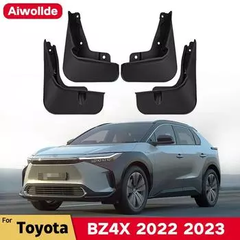 Автомобильные брызговики на крыльях, пригодные для Toyota BZ4X 2023 2022, брызговики, передние и задние брызговики, авто Toyota BZ4X