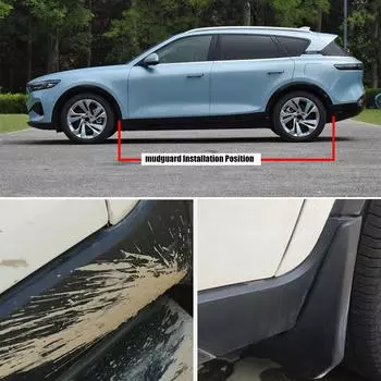 Автомобильные брызговики TONLINKER для Voyah Free 2022 2023-брызговики передние и задние крылья, 4 шт. 4 Pcs Black B