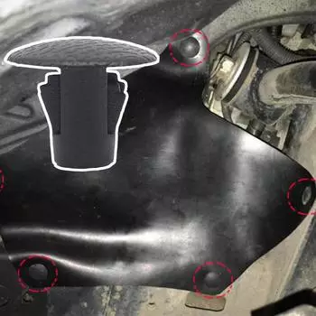 Автомобильные брызговики, зажимы для брызговиков, накладки на фартук, шпильки, заклепки, отделка для Toyota Land Cruiser J100 J200 Tundra XK30 Hilux N140 20Pcs