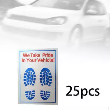 Автомобильные бумажные коврики для ног, аксессуары для интерьера, складные, защитные коврики для пола 25 pcs