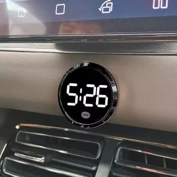 Автомобильные часы для салона автомобиля, автомобильные часы, прямая установка, простота использования