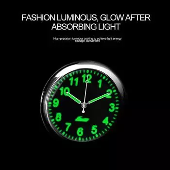 Автомобильные часы Светящиеся автомобили Внутренние наклеиваемые мини цифровые часы Механические кварцевые часы Автомобильные украшения Автомобильные аксессуары Подарки