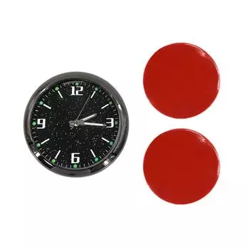 Автомобильные часы, светящиеся цифровые часы с наклейкой, кварцевые часы для доступа к транспортному средству D9I0 A-One-size