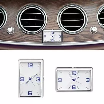 Автомобильные часы светящиеся мини-автомобили цифровые часы кварцевые часы Stickon авто орнамент аксессуары A