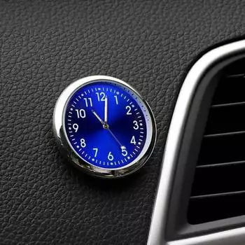 Автомобильные часы светящиеся мини-автомобили внутренние наклеенные цифровые часы механика кварцевые часы авто орнамент 40 мм 43 мм