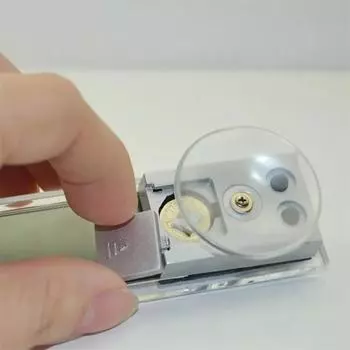 Автомобильные цифровые часы с ЖК-дисплеем на присоске 2 в 1, термометр для часов, прозрачные портативные украшения для салона автомобиля, автомобильные аксессуары T