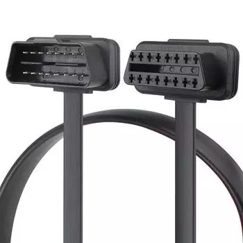 Автомобильные диагностические разъемы OBDII удлинительный кабель 16pin 40 см/8pin 100 см мужской-женский OBD2 сканер расширенный адаптер
