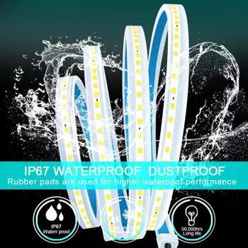 Автомобильные дневные ходовые огни, крепление на капот, высокая яркость, универсальный внедорожник, грузовик, сине-белая светодиодная лента, аксессуары для модификации автомобиля 120cm белый