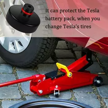 Автомобильные домкраты для Tesla Model 3/S/X/Y, автомобильный резиновый домкрат, адаптер, инструмент для ремонта, износостойкая опора, комплект для ремонта шин шасси