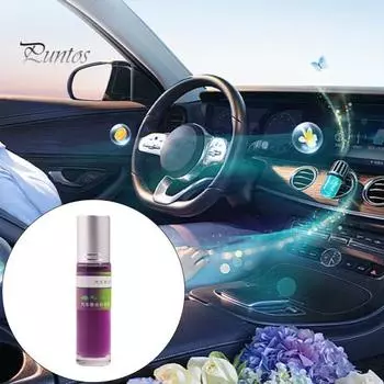 Автомобильные духи, эфирные масла, роллерные флаконы 10 мл, прозрачные стеклянные флаконы с шариками из нержавеющей стали для ароматерапии, долговечные ароматизаторы в таблетках зелёный