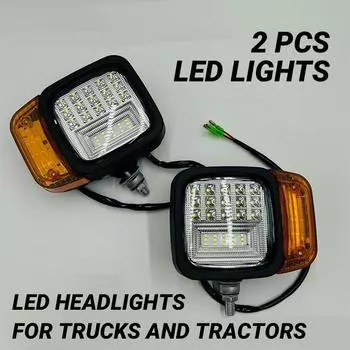 Автомобильные фары 2 шт. Экскаватор Трактор светодиодные фары для грузовиков и тракторов