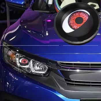 Автомобильные фары Devil Eye 12 В светодиодные динамические фары Demon Eye для автомобилей, регулировка режимов сборки, автомобильная линза, модернизация ламп A
