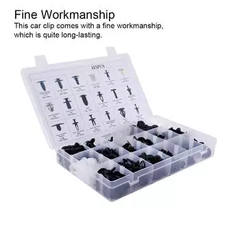 Автомобильные фиксаторы бампера Пластиковые заклепки для автомобиля Крепеж Набор фиксаторов Push Retainer Clips Mix Sizes Обшивка двери Панель Детали крыла Набор инструментов