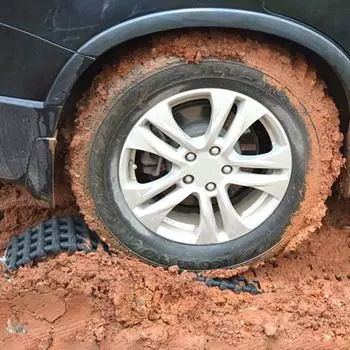 Автомобильные гусеницы для сцепления Коврик для восстановления сцепления Портативные гусеницы для восстановления сцепления с автомобилем Лестница для шин из песка, грязи и снега