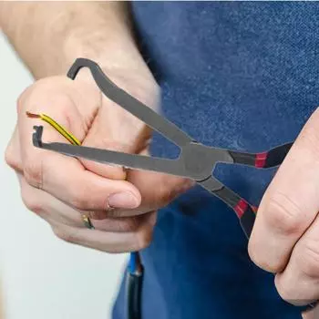 Автомобильные клещи для отсоединения электропроводки Автомобильные клещи для отсоединения электропроводки Длинные клещи для снятия свечей зажигания Шланг чёрный