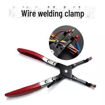 Автомобильные клещи для сварки проволоки для авторемонта - клещи для зажима припоя красный