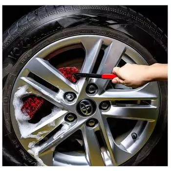 Автомобильные колеса Woolies Plush Soft Alloy Wheel Cleaning Brush Детализирующие щетки для авто мотоцикла Техническое обслуживание Чистящий инструмент S