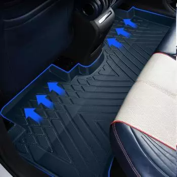 Автомобильные коврики для BYD Atto 3 2025 2025 2025 Нескользящий напольный коврик Водонепроницаемый всепогодный прочный напольный коврик из термопластичного эластомера