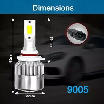 Автомобильные лампы LED H7 H4 H11 H1 H3 H13 880 9004 9007 9003 HB3 HB4 H27 9005 9006 LED 6000K 8000K Автомобильные фары Свет
