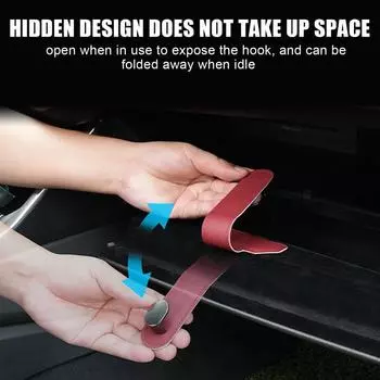 Автомобильные липкие крючки Крючки с сильным прилипанием Приклеиваются на приборную панель Крючок для кабеля наушников Автомобильные крючки для хранения Приклеиваются чёрный