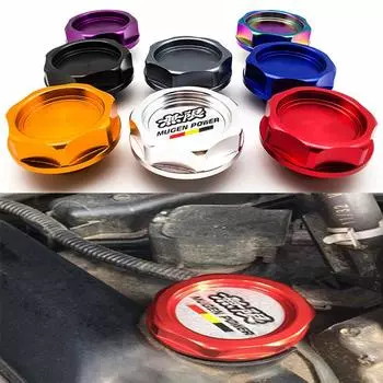 Автомобильные модифицированные крышки бака MUGEN Крышка топливного бака Honda Масляная крышка Civic Fit Высокотемпературная устойчивая к высокому давлению масляная крышка Топливный фильтр