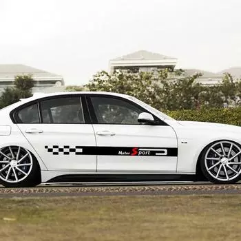 Автомобильные наклейки Автомобильные наклейки с царапинами большой площади Внешний вид двери автомобиля Наклейки с цветочными украшениями Индивидуальные креативные наклейки 120cm8cm2 чёрный