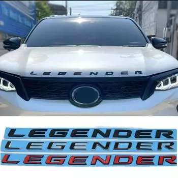 Автомобильные наклейки из АБС-пластика, хромированные буквы, эмблема, наклейка для игрушек + ota Fortuner Legender чёрный