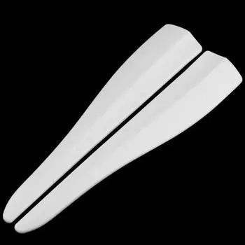 Автомобильные наклейки против столкновений, полоски для защиты бампера, против царапин, наклейки против царапин, практичные автомобильные принадлежности 28.5cm5cm белый