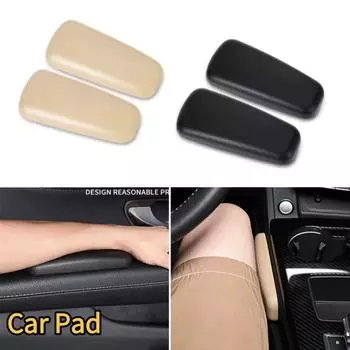 Автомобильные наколенники, накладки на ноги, подставки для ног в машине, наколенники, накладки на ноги для управления дверью автомобиля, универсальные накладки на ноги, подушка для подлокотника автомобиля 1PC чёрный