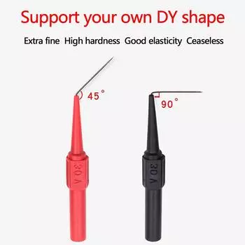 Автомобильные наконечники щупы диагностические инструменты автомобильный мультиметр тестовые провода удлинители инструменты для прокалывания задних щупов чёрный