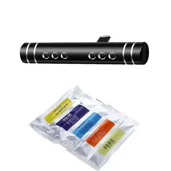 Автомобильные освежители воздуха с 5 ароматами, твердая парфюмерная палочка, вентиляционное отверстие, диффузор для духов, воздуховыпускное отверстие, зажим для ароматерапии, автоматический очиститель, аксессуары для салона автомобиля