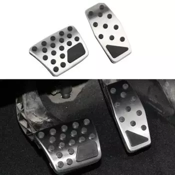 Автомобильные педали AT для Fiat 500x500 X 2014-2021, для Jeep Compass 2017-2020 Renegade 2015-2021, чехол для педали газового тормоза Rest Pedal