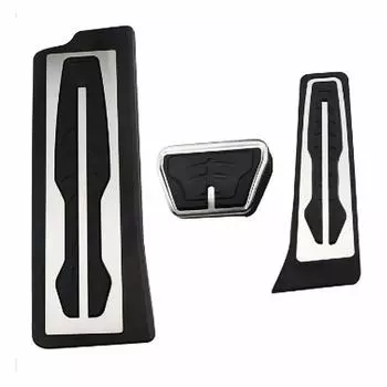 Автомобильные педали для BMW X3 G01 2018-2022 X4 G02 2019-2021 подставка для ног, мертвый тормоз, акселератор, педаль газа, накладка, аксессуары AT without Rest