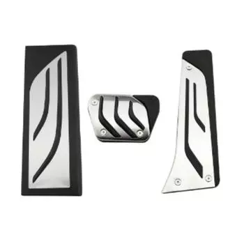 Автомобильные педали для BMW X3 G01 X4 G02 2019-2022 LHD, акселератор, газ, топливо, тормоз, сцепление, чехол для педали, противоскользящая накладка, аксессуары Rest Pedal