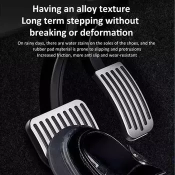 Автомобильные педали для Ford F-Series F-150 Lobo P552 2015~2020 Нержавеющая сталь Топливный тормозной упор Литые крышки Детали Колодки Аксессуары