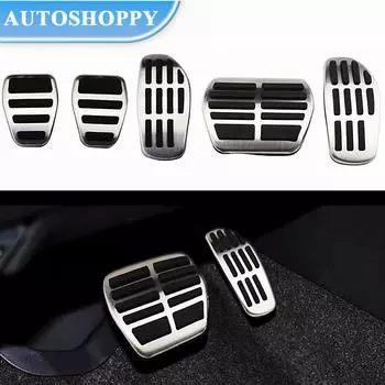 Автомобильные педали для Nissan Qashqai J11 X-Trail Rogue T32 Kicks Altima Micra Renault Koleos II Kadjar QM6, накладки на педаль газового тормоза AT