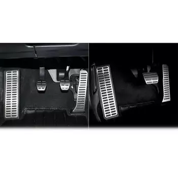 Автомобильные педали для Skoda Octavia Laura Scout Mk2 Mk3 1Z 5E 2004~2012 Нержавеющая сталь тормоза нескользящие без сверления литые крышки