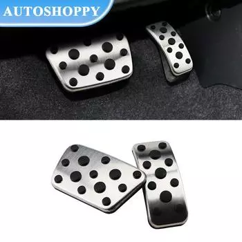 Автомобильные педали для Toyota CHR C-HR 2016-2022 AT, крышка педали газа, акселератора, тормозная подставка для ног, накладки чёрный