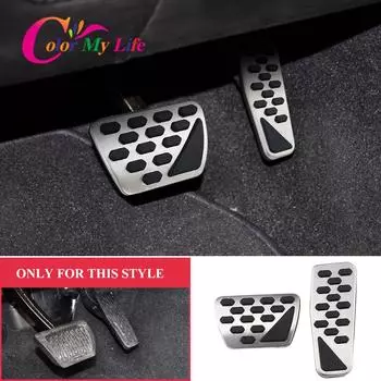 Автомобильные педали из нержавеющей стали для Jeep Wrangler JL 2018-2022, педали тормоза акселератора на крышке накладок педалей