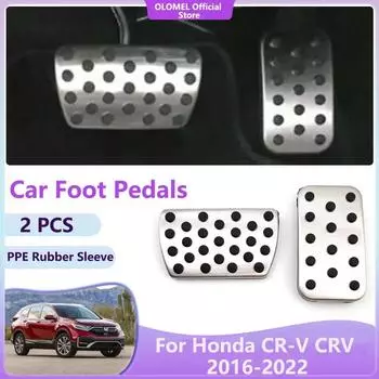 Автомобильные педали тормоза для Honda CR-V CRV 2016-2024 2017 2018 2019 2020 2024 Нескользящие накладки без сверления Детали Аксессуары