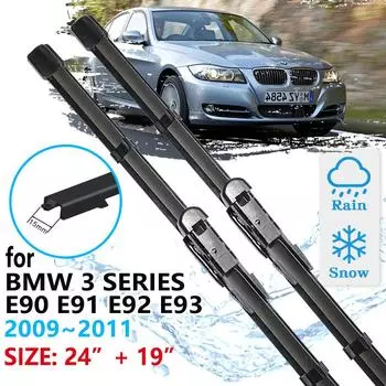 Автомобильные передние щетки стеклоочистителя для BMW 3 серии E90 E91 E92 E93 2009 2010 2011, аксессуары для лобового стекла, окна 320i 325i Left Hand Drive